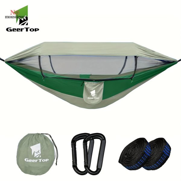 Hamac avec filet pour une expérience de camping sereine