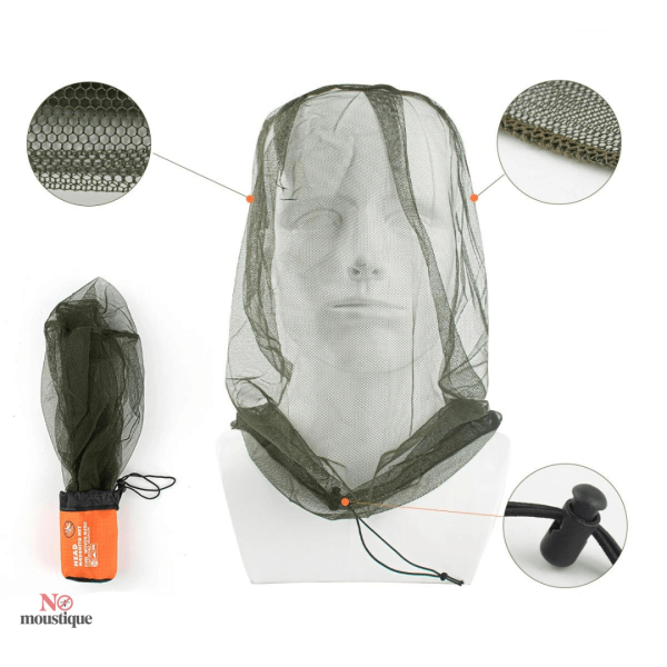 Filet de protection contre les moustiques pour activités extérieures