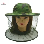 Chapeau anti-insectes en maille pour camping