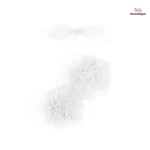 Détails de pon-pon pour décoration de moustiquaire