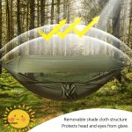 Hamac 3-en-1 pour camping avec protection contre les insectes