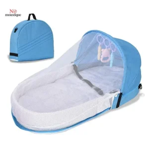 Lit bébé portable avec moustiquaire intégrée