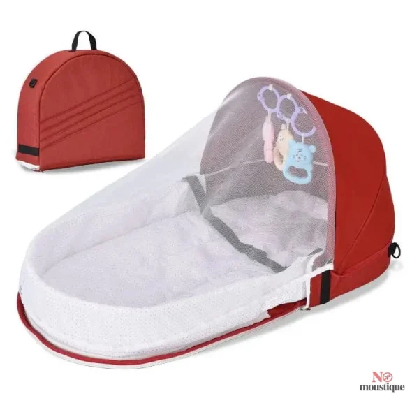 Moustiquaire pliable pour lit de bébé sécurisé