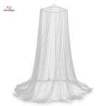 Moustiquaire blanche suspendue type dôme princesse