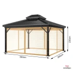 Moustiquaire extérieure pour espaces de vie
