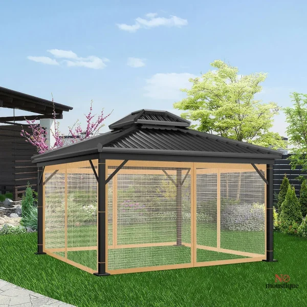 Moustiquaire pratique pour abri de jardin