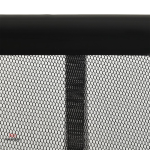 Moustiquaire de porte en maille noire
