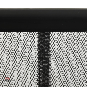 Moustiquaire de porte en maille noire