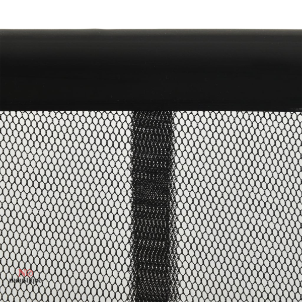 Moustiquaire de porte en maille noire