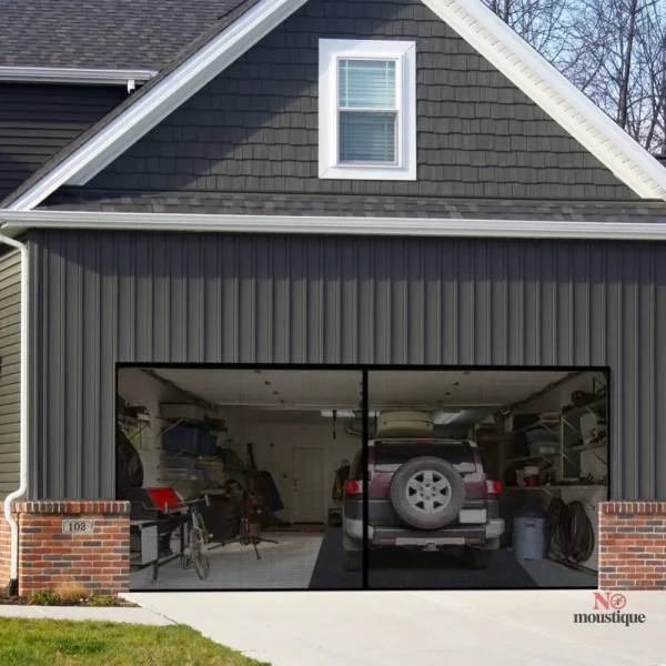 Moustiquaire pour porte de garage 2x4m
