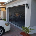 Moustiquaire magnétique pour porte de garage