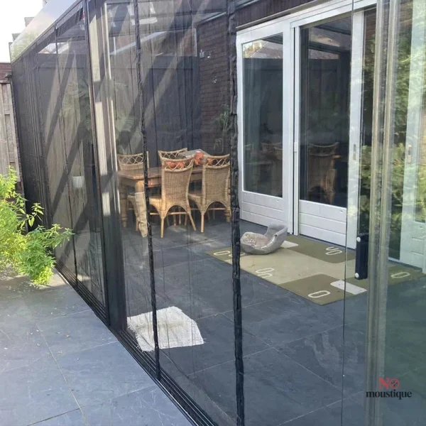 Pavillon de garage avec moustiquaire magnétique