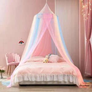 Moustiquaire lit enfant arc-en-ciel