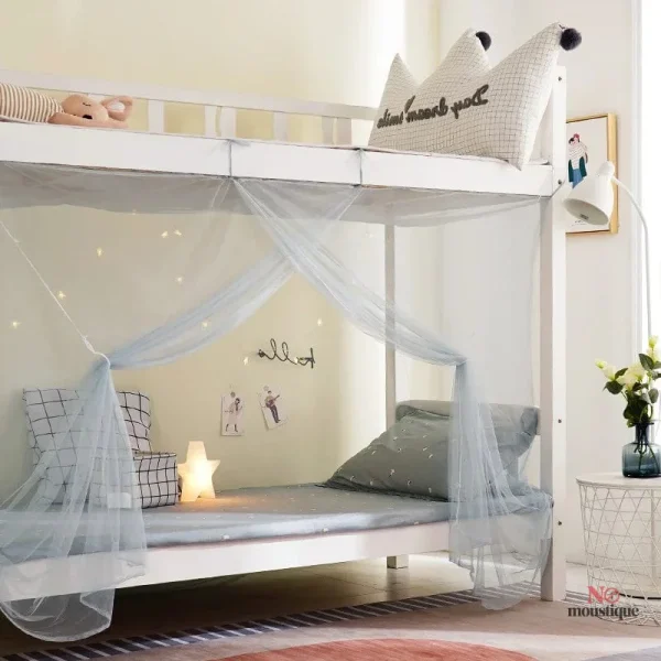 Moustiquaire pratique pour lit superposé pour enfants