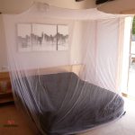 Moustiquaire 200cm blanche pour intérieur et extérieur