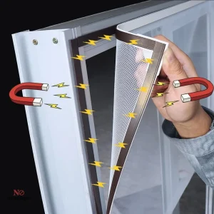 Moustiquaire magnétique amovible pour fenêtre