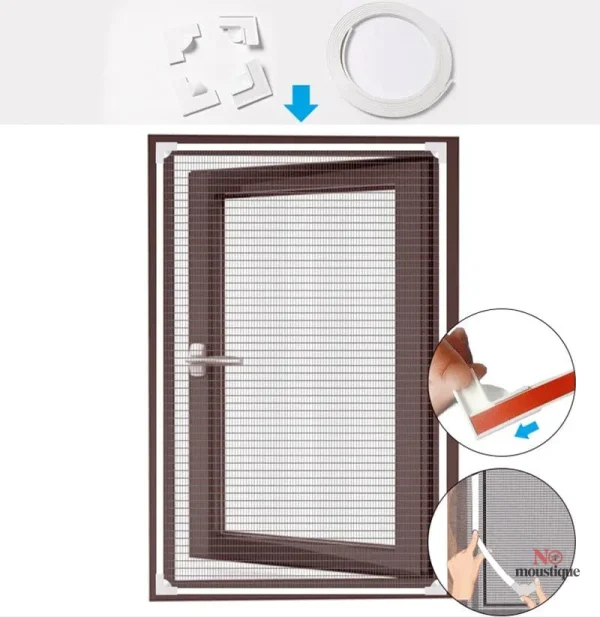 Moustiquaire magnétique amovible pour fenêtre - vue 8