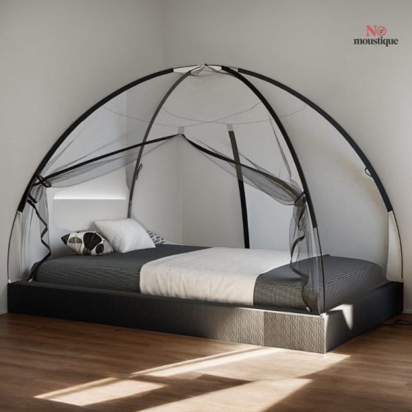moustiquaire-mongole-de-lit-double-avec-portes-noir-200x1-xyhbdk-1 Moustiquaire lit double noire avec portes 200x150x140 cm