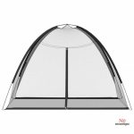 Moustiquaire noire pour lit double 200x150 cm