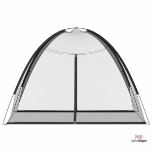 Moustiquaire noire pour lit double 200x150 cm