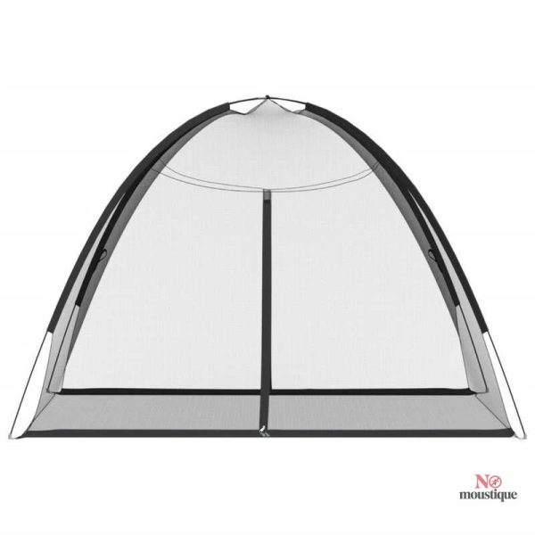 Moustiquaire noire pour lit double 200x150 cm