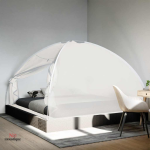 Moustiquaire blanche 200x200x135 cm avec 2 portes