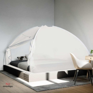Moustiquaire blanche 200x200x135 cm avec 2 portes