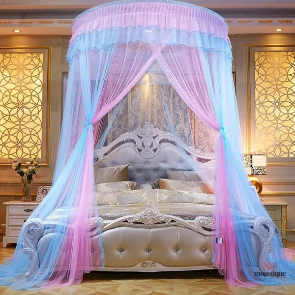 moustiquaire-royale-feerique-de-lit-2-place-suspendu-1 Moustiquaire de lit suspendue 2 places royale féerique