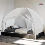 Moustiquaire pyramidale blanche 200x120x130 cm