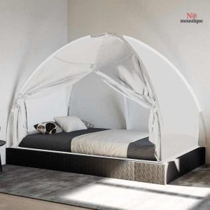 Moustiquaire pyramidale blanche 200x120x130 cm