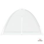Pyramide moustiquaire blanche pour lit simple