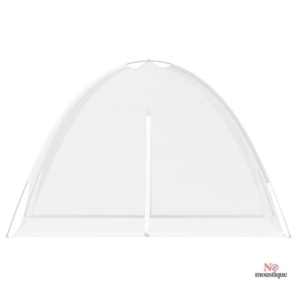 Pyramide moustiquaire blanche pour lit simple