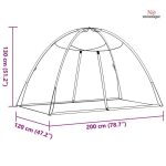 Moustiquaire pyramidale pratique pour lit individuel
