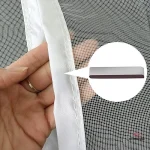 Rideau anti-moustiques avec installation simple