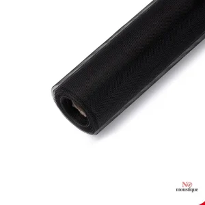 Rouleau de maille de moustiquaire noir multifonctionnel