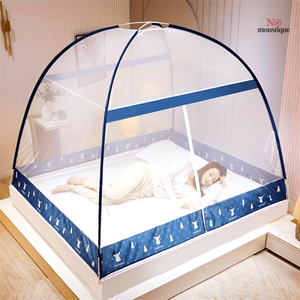 Moustiquaire portable couleur bleu forêt