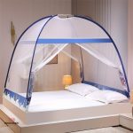 Tente moustiquaire pop-up bleue galactique