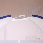 Tente extérieure bleue pour protection