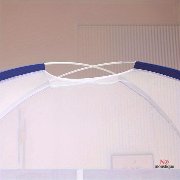Tente extérieure bleue pour protection