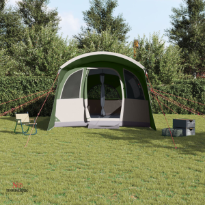 Tente tunnel verte imperméable pour 8 personnes