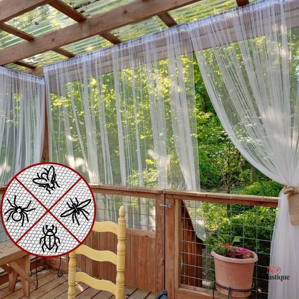 Voilage anti-moustique élégant