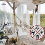 Protection anti-moustique en voilage